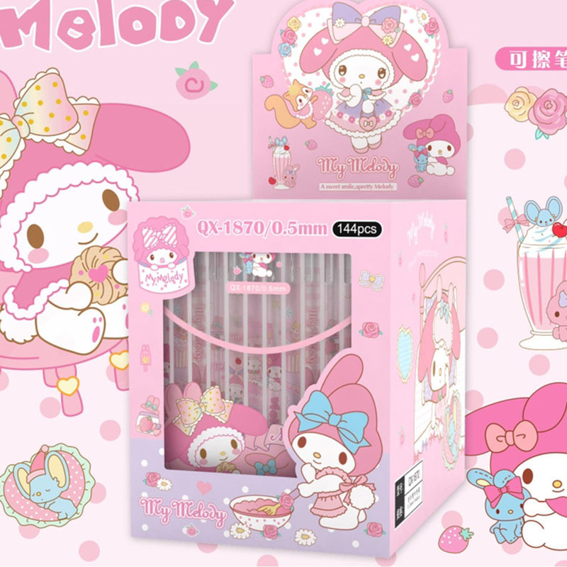 48 pcs=$23.6 Erasable Gel pen 0.5mm, Black/Blue ink