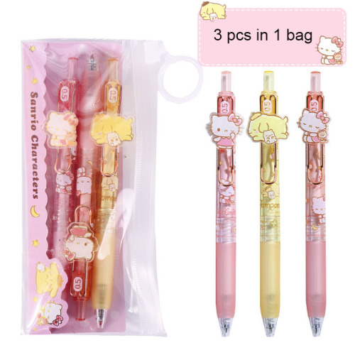 24 pcs=$33.4 Gel pen 0.5mm Black ink