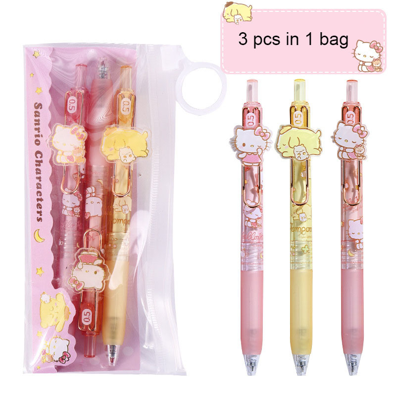 24 pcs=$33.4 Gel pen 0.5mm Black ink