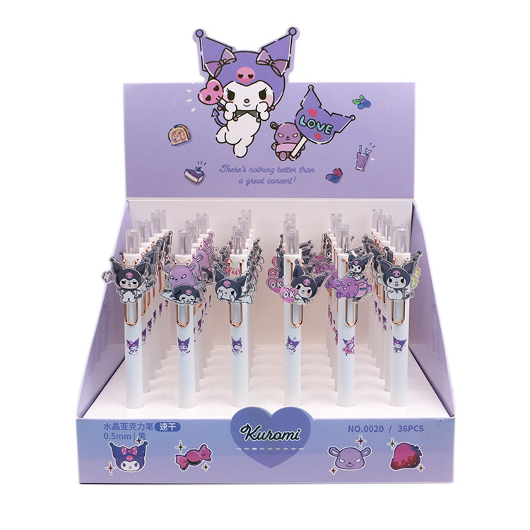 36 pcs= $38.5 Gel pen 0.5mm Black ink