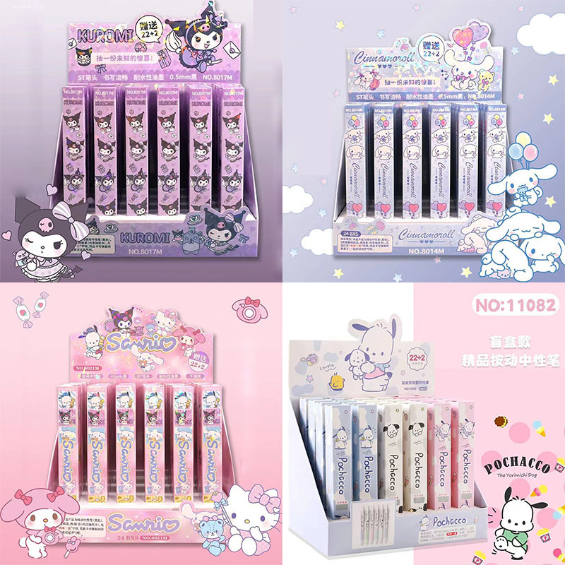 24 pcs=$23.5 Gel pen