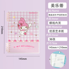 6 pcs=$28.5 Notebook A5
