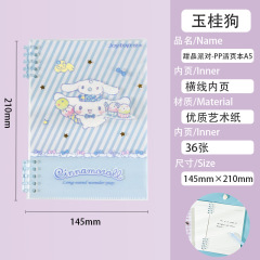 6 pcs=$28.5 Notebook A5