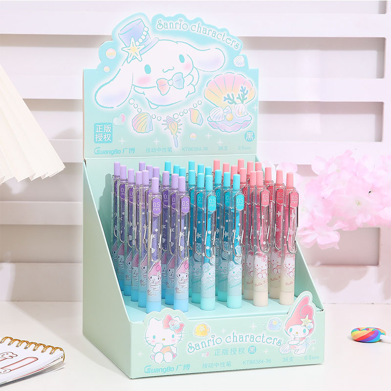 36 pcs= $31.5 Gel pen