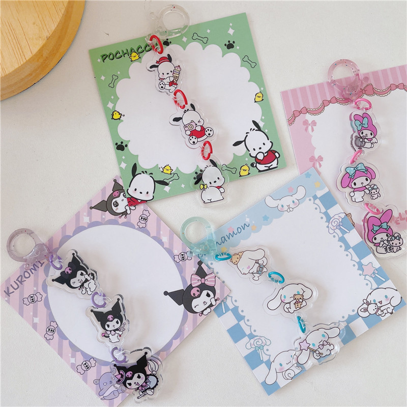 50 pcs=$34.5 Key chain