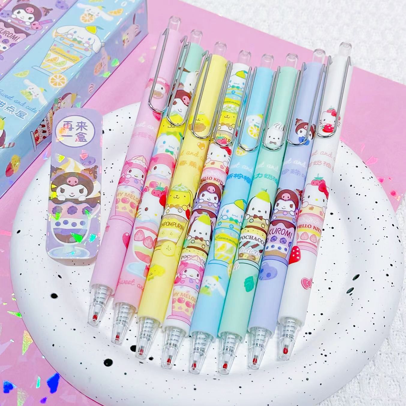 24 pcs=$23.5 Gel pen