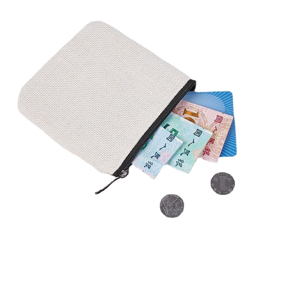 4*4inches Sublimation Cotton and Linen Storage Bag - Chinese Warehouse