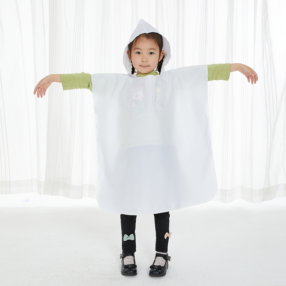 26"*26" Sublimation Waterproof Child Raincoat - Chinese Warehouse