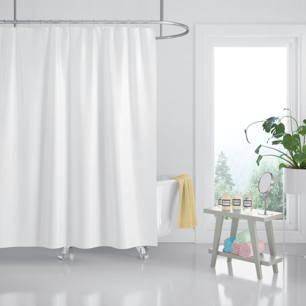 Sublimation White Blank Shower Curtain - Chinese Warehouse