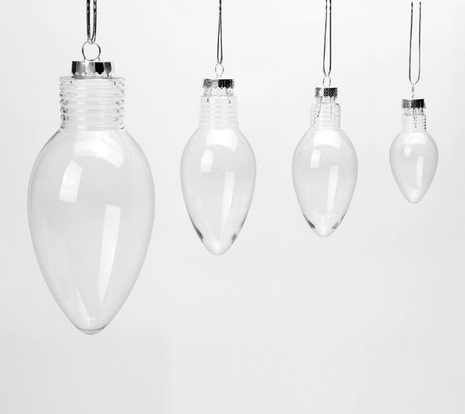 Christmas Bulb Ball Bottle Ornament - Chinese Warehouse