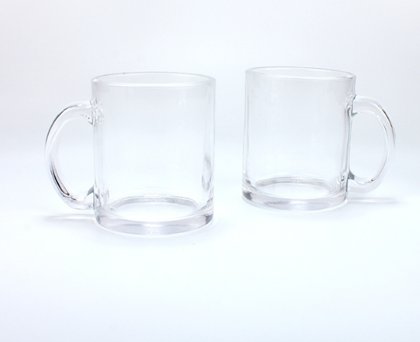 11oz Sublimation Clear Glass Cup - Chinese Warehouse
