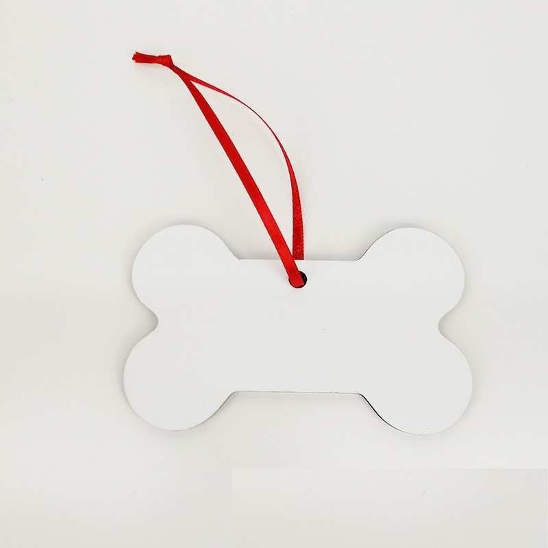 4*2 inches Sublimation Christmas Hanging Ornaments Bone Shape - Chinese Warehouse - Chinese Warehouse