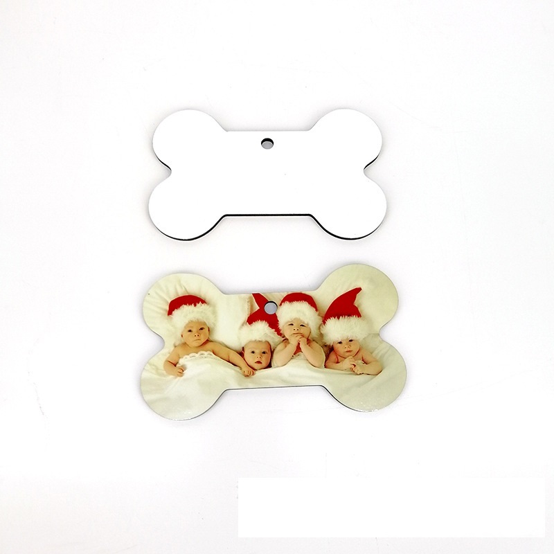 4*2 inches Sublimation Christmas Hanging Ornaments Bone Shape - Chinese Warehouse - Chinese Warehouse