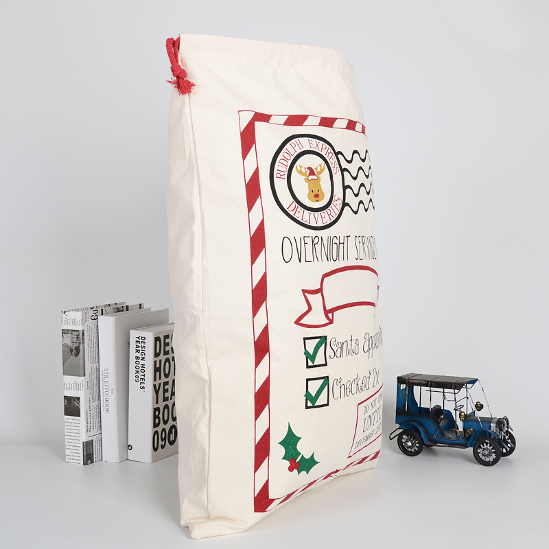 19*27 inch Sublimation Blank Santa Bags - Chinese Warehouse