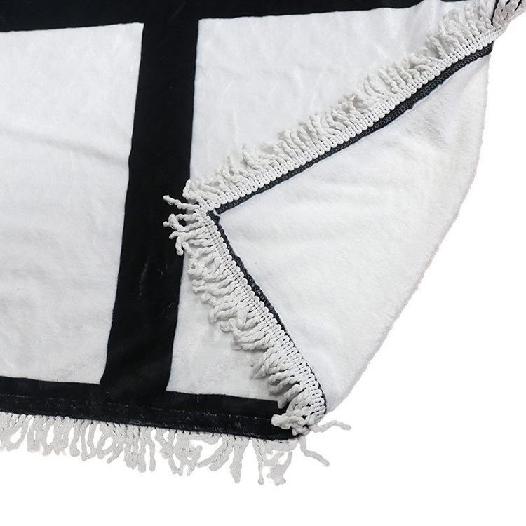 Case of 20pack 40"*60" Baby Flannel Sublimation Blank Blanket with 9 Grid- Chinese Warehouse
