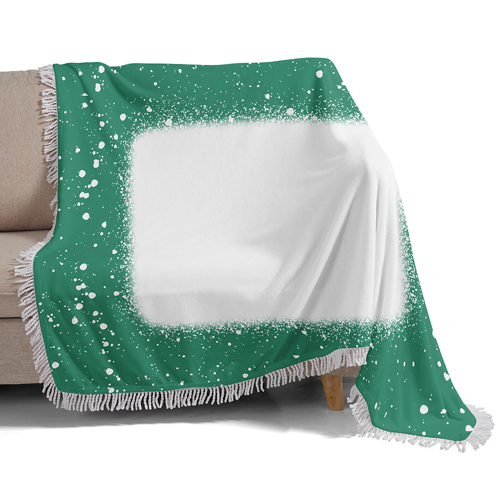 Case of 20pack 30"*40" Color Printed Flannel Sublimation Blank Blanket - Chinese Warehouse