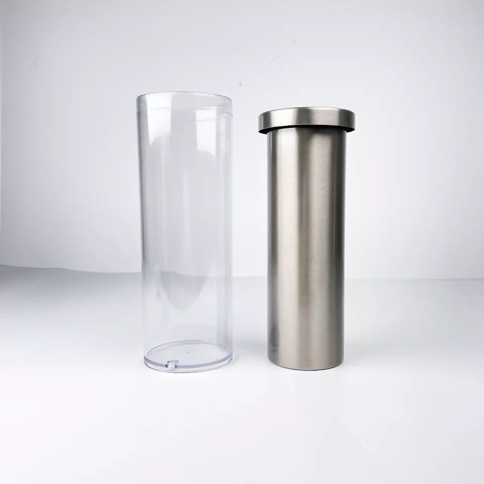 Case of 25pcs 20oz Staniless Steel White Sublimation Blanks DIY Snow GlobeTumbler - Chinese Warehouse