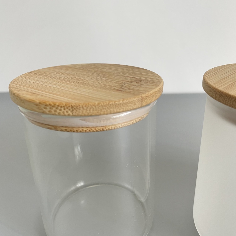 Case of 50pcs 10oz frosted sublimation straight candle jar - Chinese Warehouse