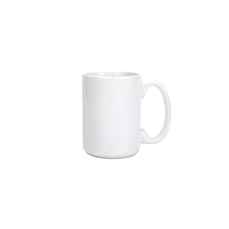 15oz Case of 36pack White Sublimation Ceramic Mugs with White Handle - Chinese Warehouse