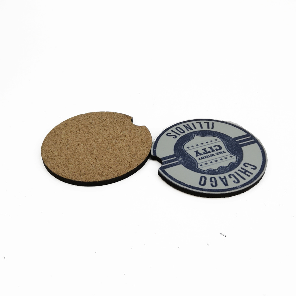 2.55” Sublimation MDF Car Coaster- Chinese Warehouse