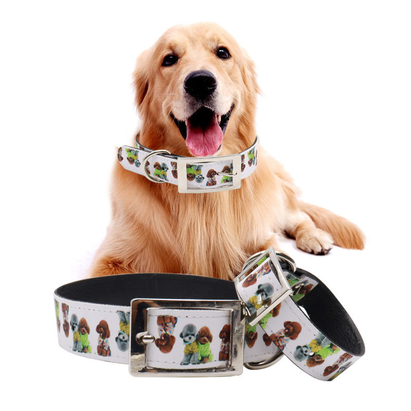 Sublimation PU Leather Pets Circle with Mixed Sizes - Chinese Warehouse