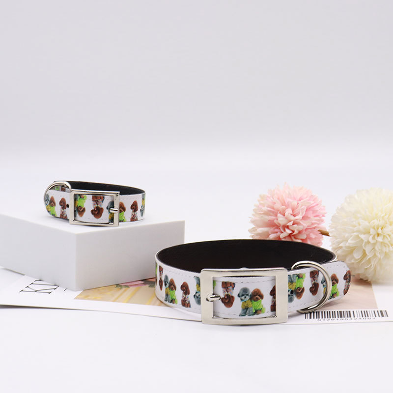 Sublimation PU Leather Pets Circle with Mixed Sizes - Chinese Warehouse