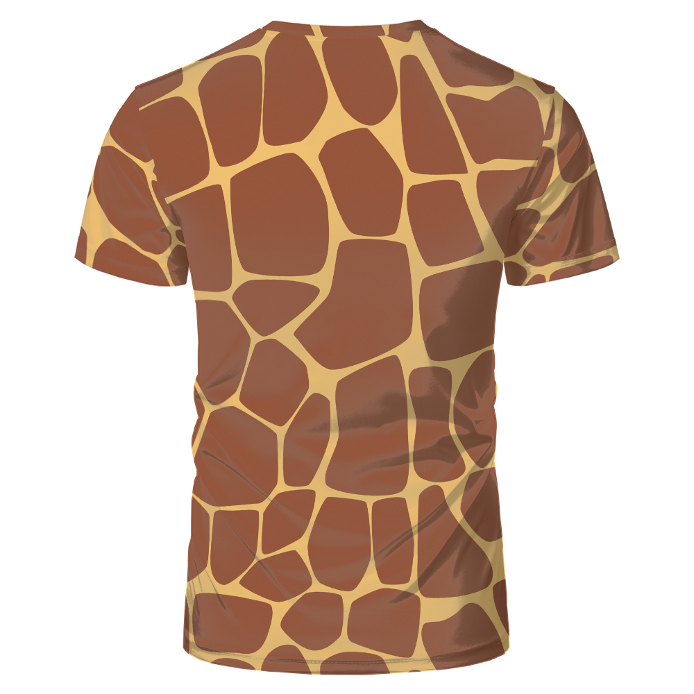 Sublimation Case of 50pack Animal Texture Series T shirt with Mixed Sizes and Colors- Chinese Warehouse