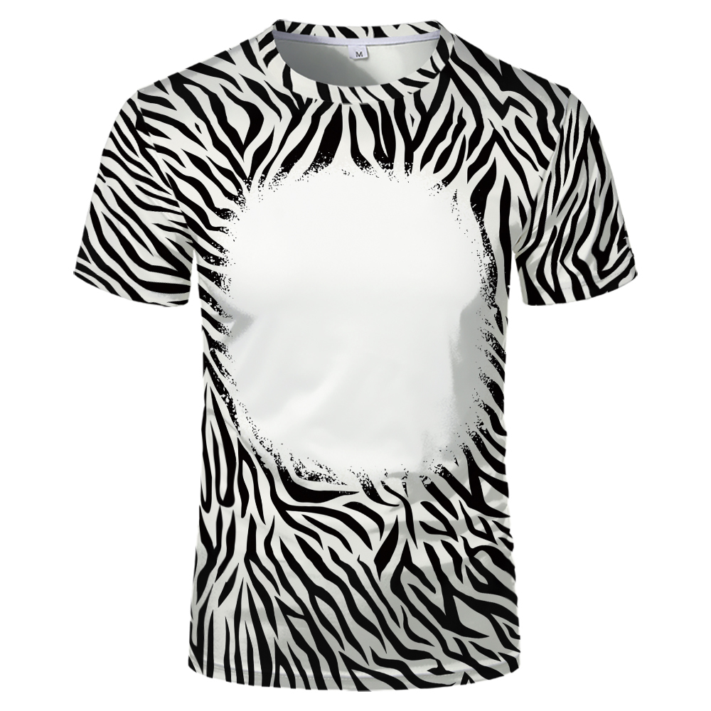 Sublimation Case of 50pack Animal Texture Series T shirt with Mixed Sizes and Colors- Chinese Warehouse