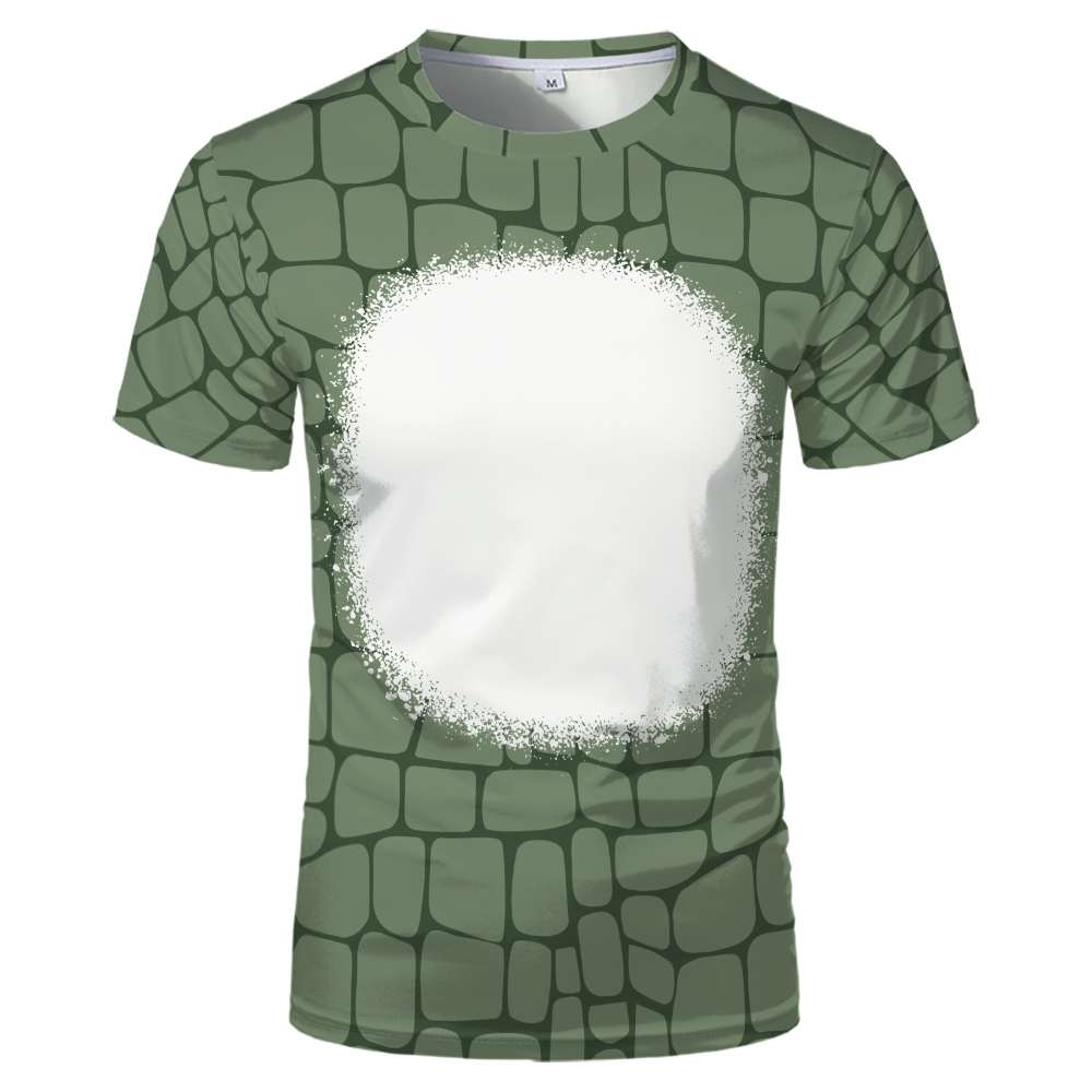 Sublimation Case of 50pack Animal Texture Series T shirt with Mixed Sizes and Colors- Chinese Warehouse