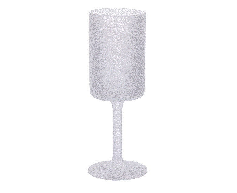 9oz Sublimation Frosted Glass Wine Tumblers - Chinese Warehouse