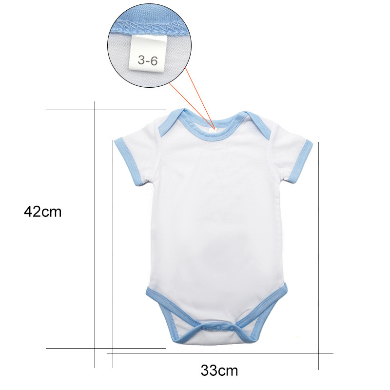 Sublimation Unisex Baby 50 Pack Short Sleeve Onesies Bodysuits  - Chinese Warehouse