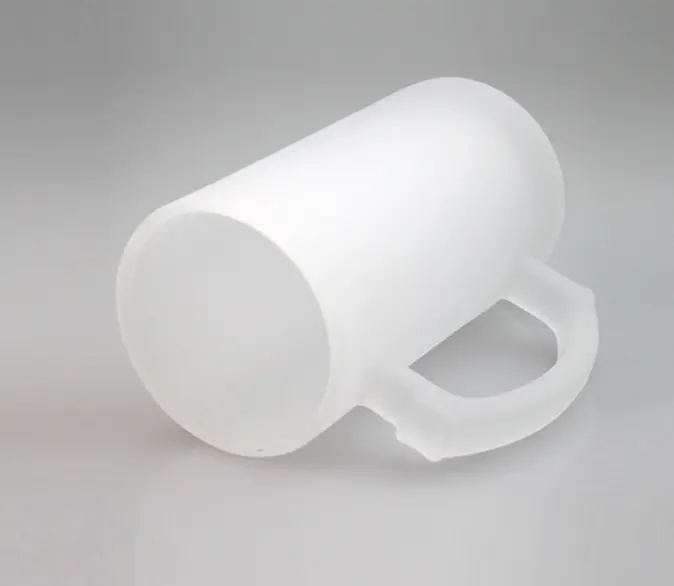 16oz Sublimation Case of 24pack Frosted&Clear Glass Can With Handle - US Warehouse