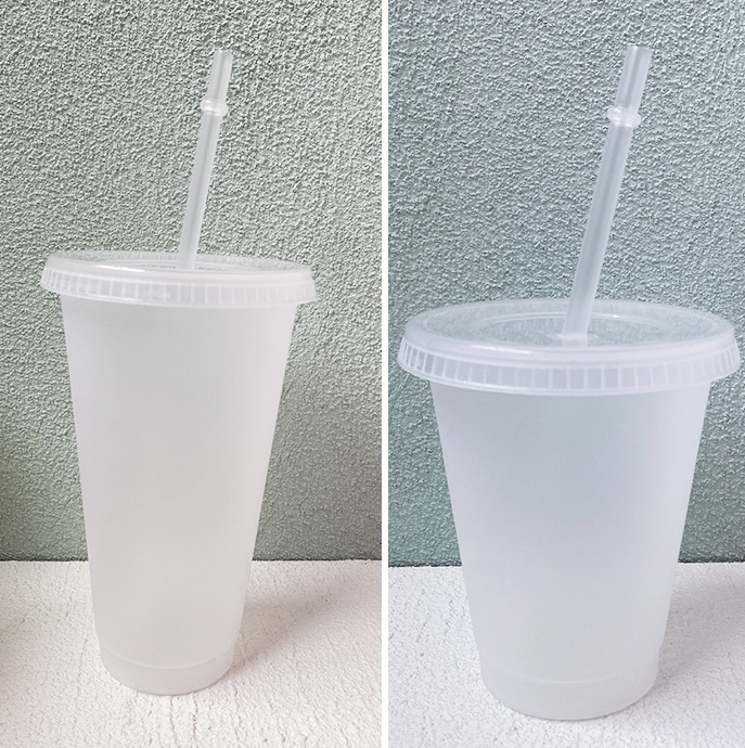 16oz/24oz case of 200pack Plastic Single Wall reusable Clear Tumbler with Plastic Straw - Chinese Warehouse
