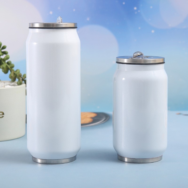 10oz/17oz Double Wall white Sublimation cola Can Case of 50pack Stainless Steel tumbler - Chinese Warehouse