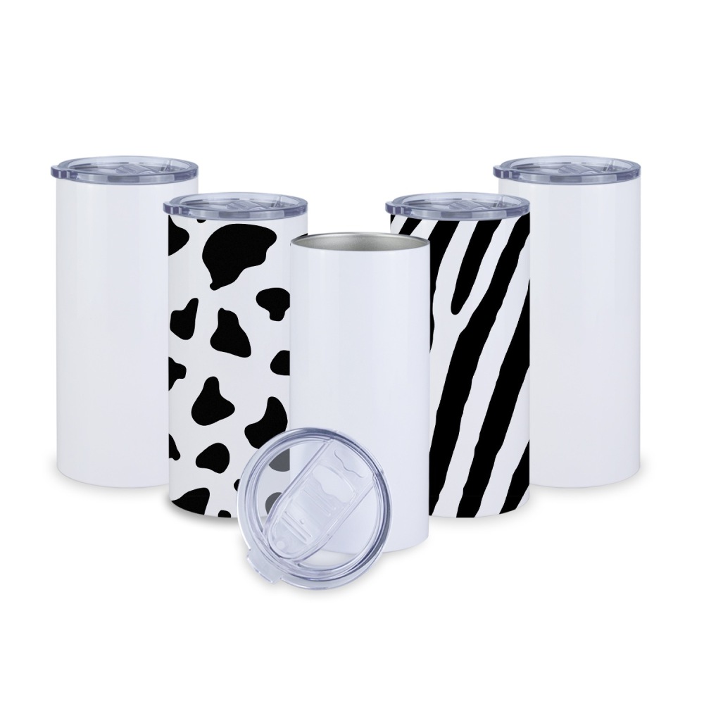 RTS US Warehouse Case of 25pack 22oz Sublimation Straight Fatty Tumblers wiht Plastic Straw&Lids