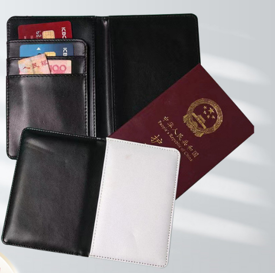 Case of 50pack sublimation  PU Passport bag Chinese Warehouse