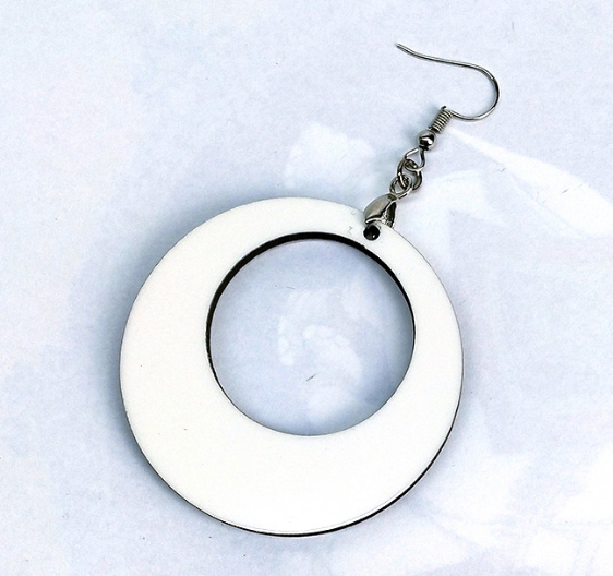 Case of 100pairs Hot selling   MDF sublimation earrings- Chinese Warehouse