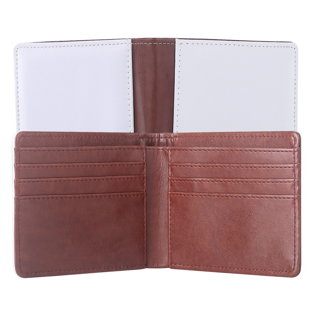 Case of 50pack 3.74*8.66 inch sublimation PU Leather wallet- Chinese Warehouse
