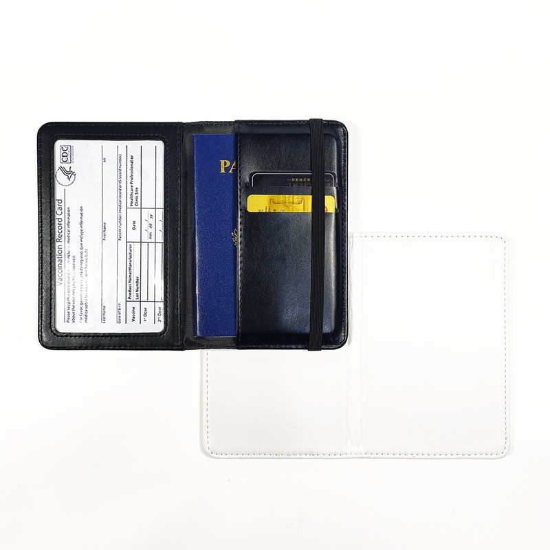 Case of 50pack sublimation  PU Passport bag Chinese Warehouse