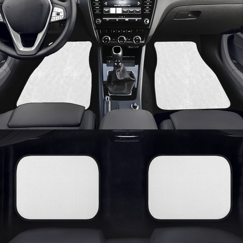 2-pc Sublimation Fit Front /Rear Full Set Carpet Car Suv Floor Mats - Chinese Warehouse
