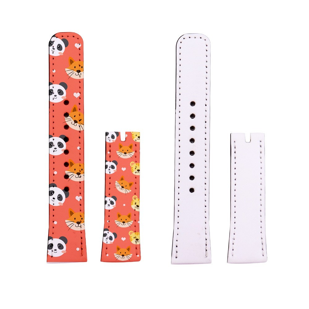 Case of 25pack New Hot Selling white sublimation Leather Watch Band set - Chinese Warehouse