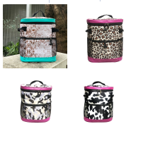 13"*12"*6" Case of 40pack New ice pack Leopard print camouflage backpack outdoor picnic insulation pack lunch bag - Chinese Warehouse