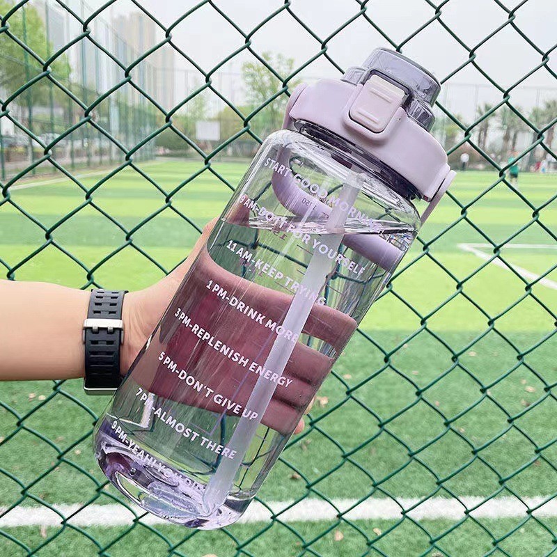 Case of 48pack New design of 2L clear water bottle with leak proof lids  - Chinese Warehouse