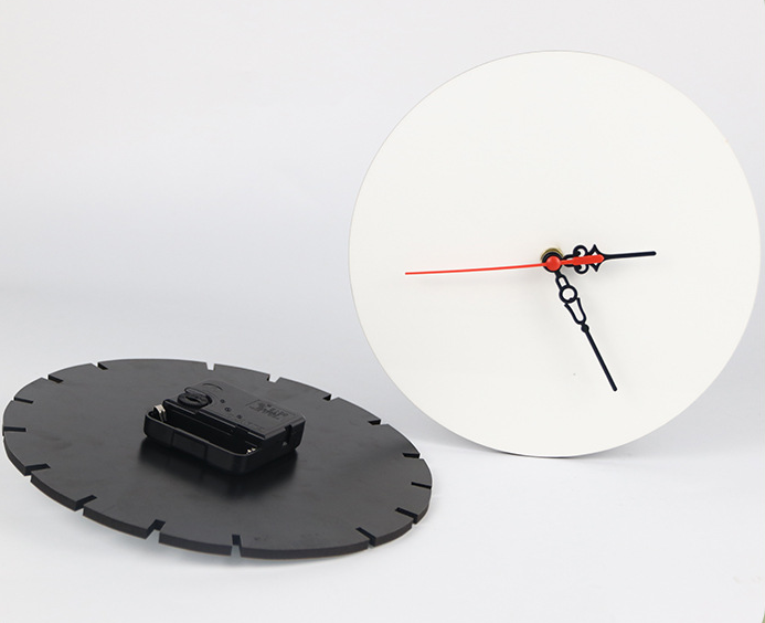 Case of 48pack Sublimation MDF clock - Chinese Warehouse