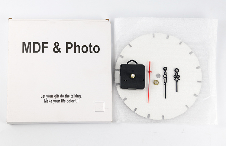 Case of 48pack Sublimation MDF clock - Chinese Warehouse