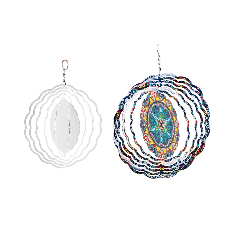 Double Side Sublimation Alluminum Wind Spinner - Chinese Warehouse