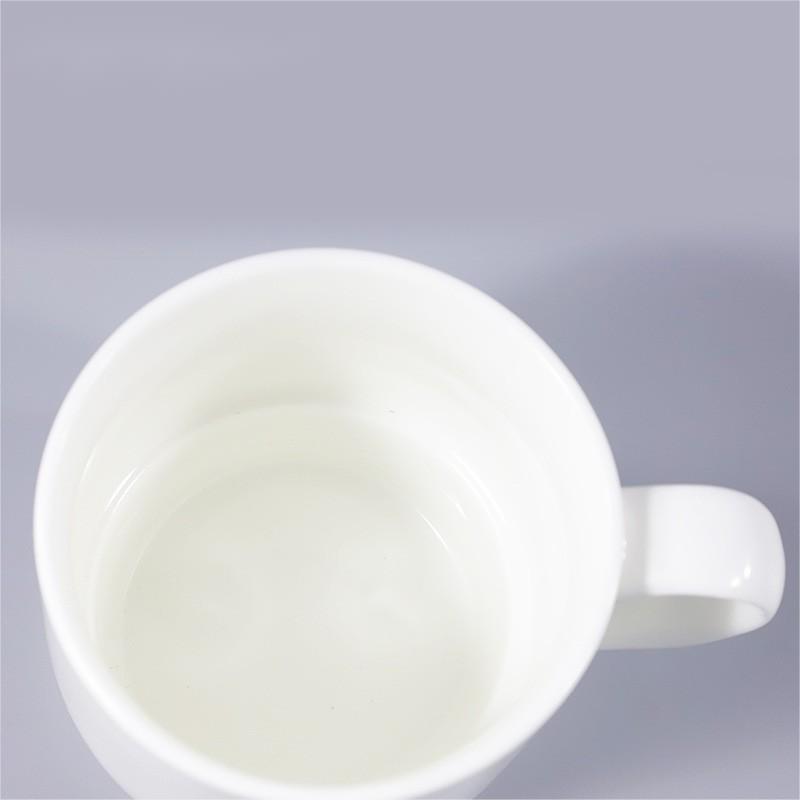 12oz Case of 25pack White Sublimation Ceramic Mugs with White Handle - Chinese Warehouse