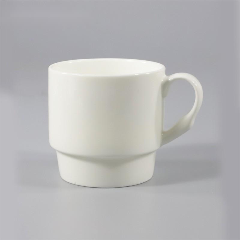 12oz Case of 25pack White Sublimation Ceramic Mugs with White Handle - Chinese Warehouse