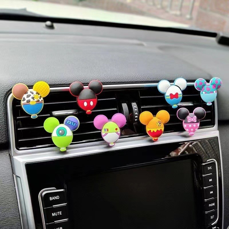 Case of 100pack  Mini Portable Plastic Car Perfume Clip with Scent Disks
