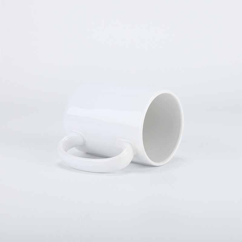 15oz Case of 36pack White Sublimation Ceramic Mugs with White Handle - Chinese Warehouse